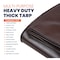 Tarpco Safety Heavy Duty Tarp, 30 ft x 0.5 mm H x 30 ft W, 10 Mil, Brown/Black, Polyethylene TS-152-30X30 - alternate 7